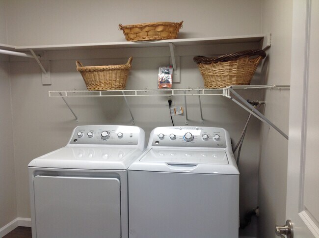 Large laundry room in unit with new W/D - 103 Amberly Dr