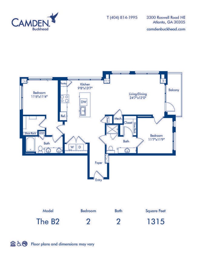 Floorplan - Camden Buckhead