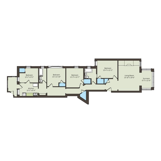 Floorplan - 5335-5337 S. Woodlawn Avenue