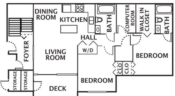 2BR/2BA - Suffolk Court