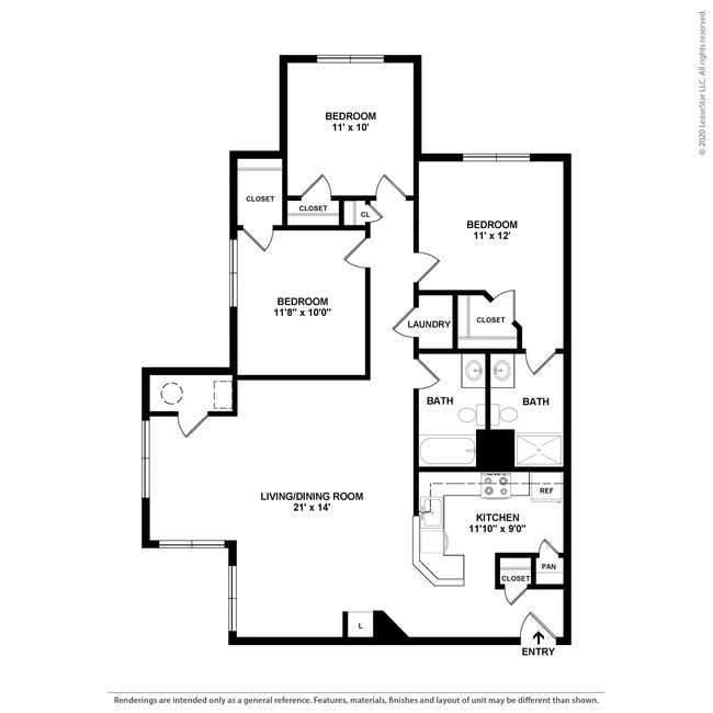 The Chelsea 2D - Windsor Crossing Apartments