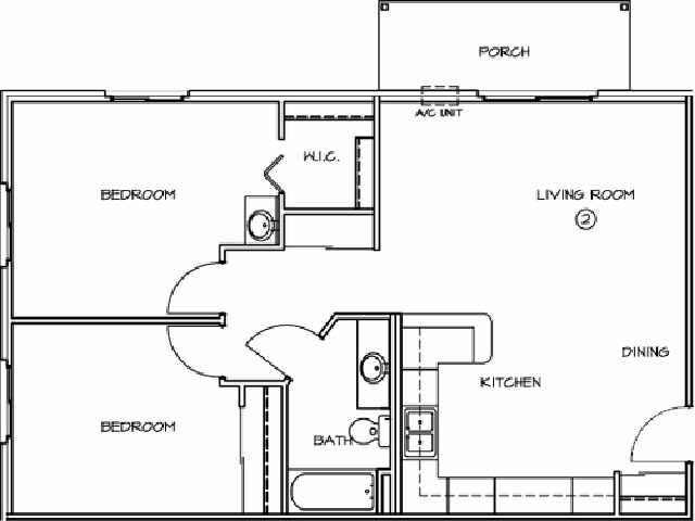 2BR/1BA - Layden Drive Estates Apartments