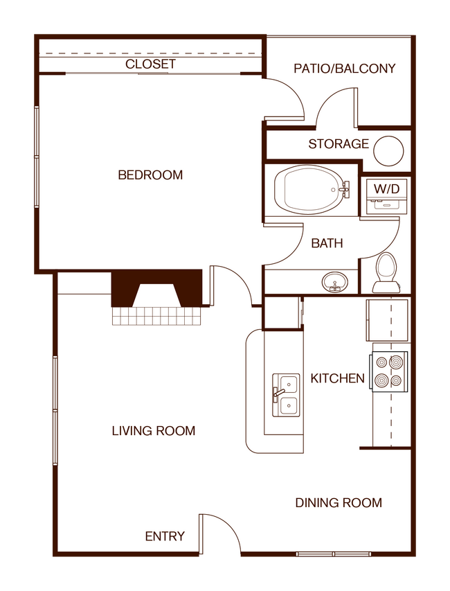 Floorplan - Oaks of Arlington