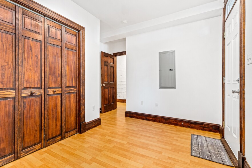 Bedroom and rear door - 39 New York Ave NW