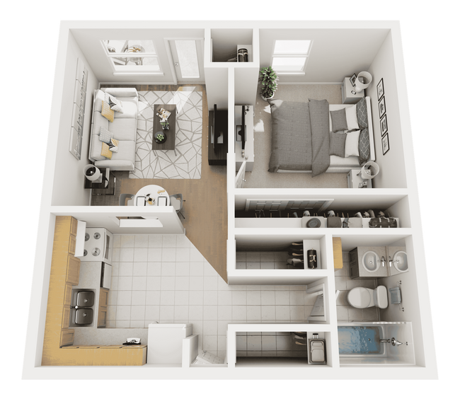 Floorplan - Lakeview II Apartments