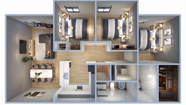 Sand-1032 sqft-view1.jpg - Summerhill Apartments