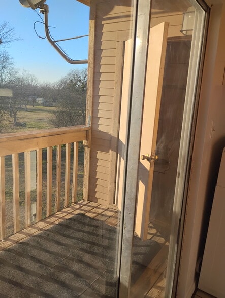 Storage closet off balcony. - 1007 Burkett St