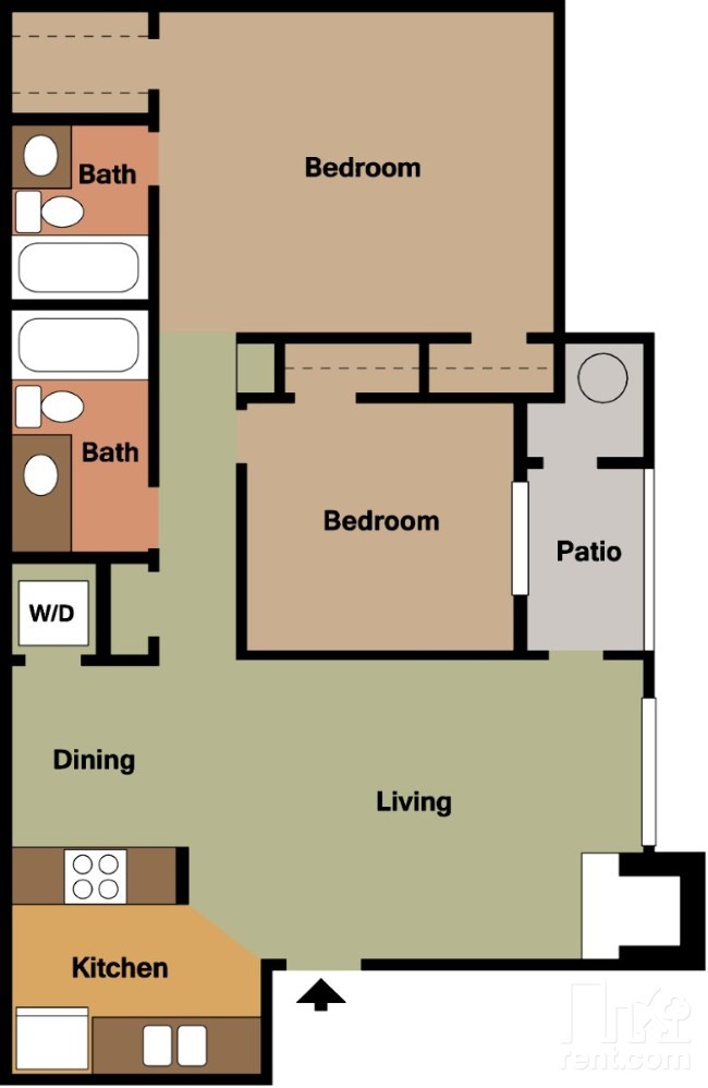 Floorplan - The Chase Apartments