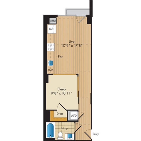 Floorplan - Flats 130 at Constitution Square