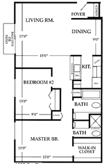 2BR/2BA - Arlington Manor Apartments