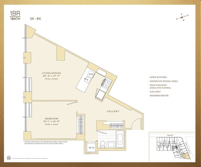 1BR/1BA - The Corner