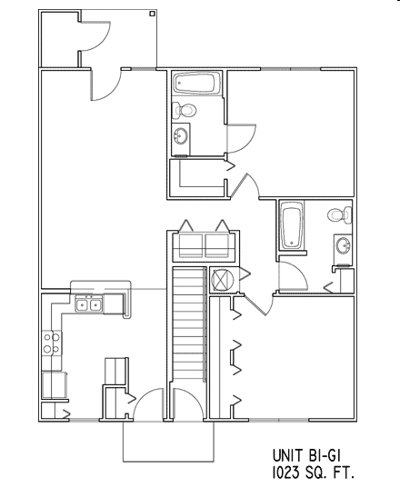 2BR/2BA - The Oaks at Stone Fountain