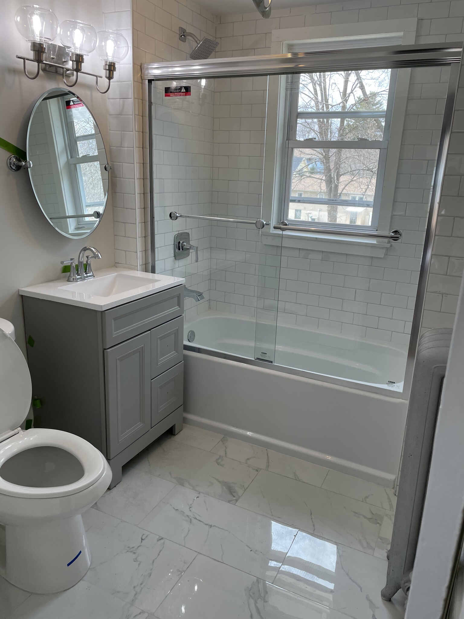 Beautifully new finished bathroom - 62 Plymouth St