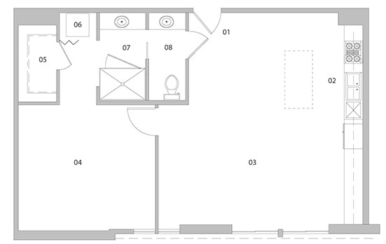 1BR/1BA - The Burton Pasadena