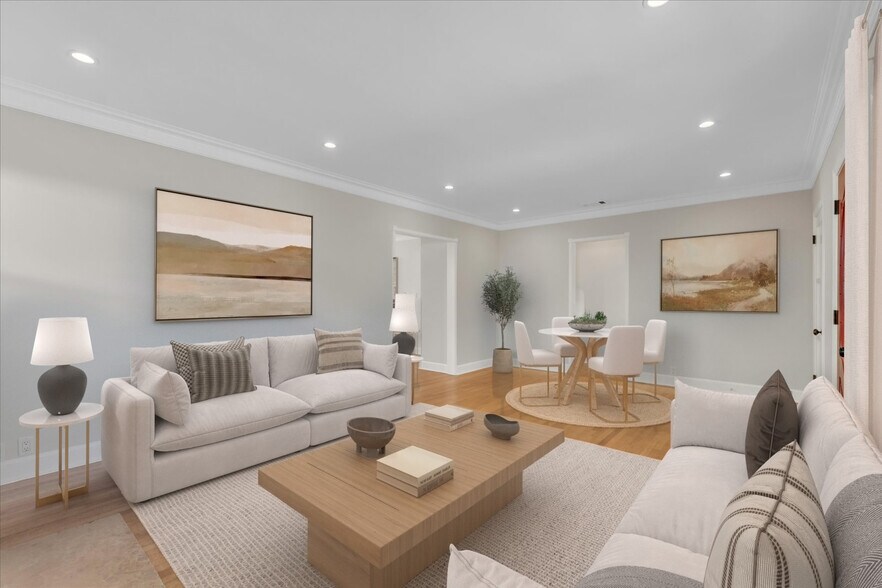 Virtually Staged | Living Room - 4710 Cartwright Ave