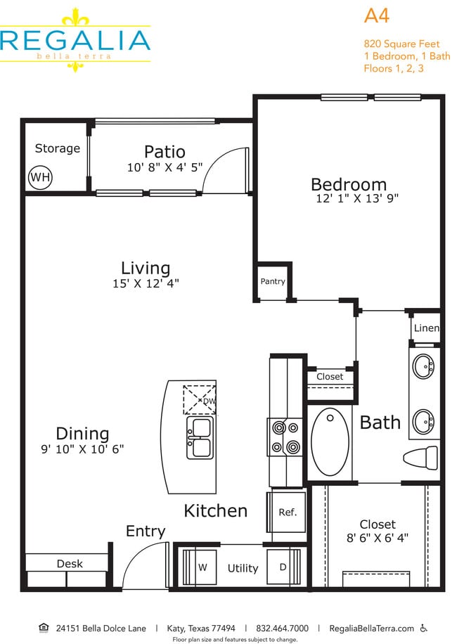 Floorplan - Regalia Bella Terra apartments
