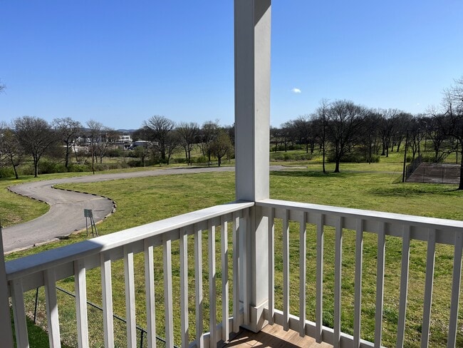 View of park from upstairs balcony off master bedroom - 6361 A Ivy St