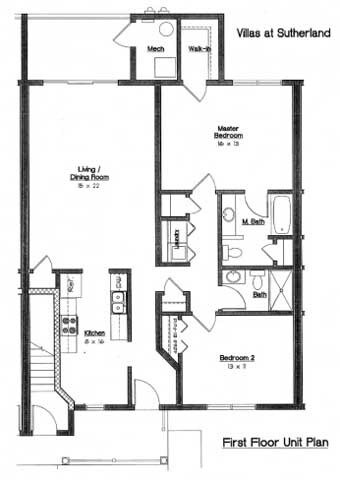Floorplan - The Villas at Sutherland