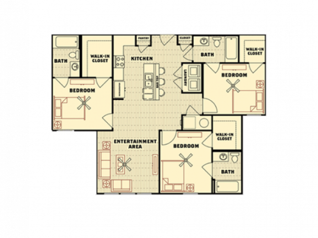 3 Bed, 3 Bath - Yugo Tallahassee Catalyst