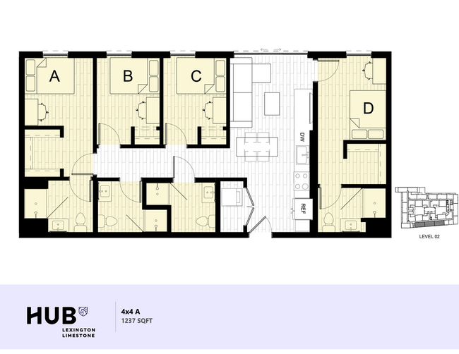 4x4 A - Hub Limestone