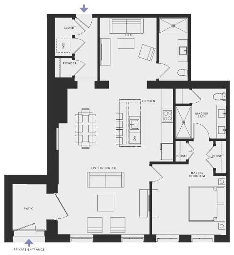 Floorplan - Motley School Apartments