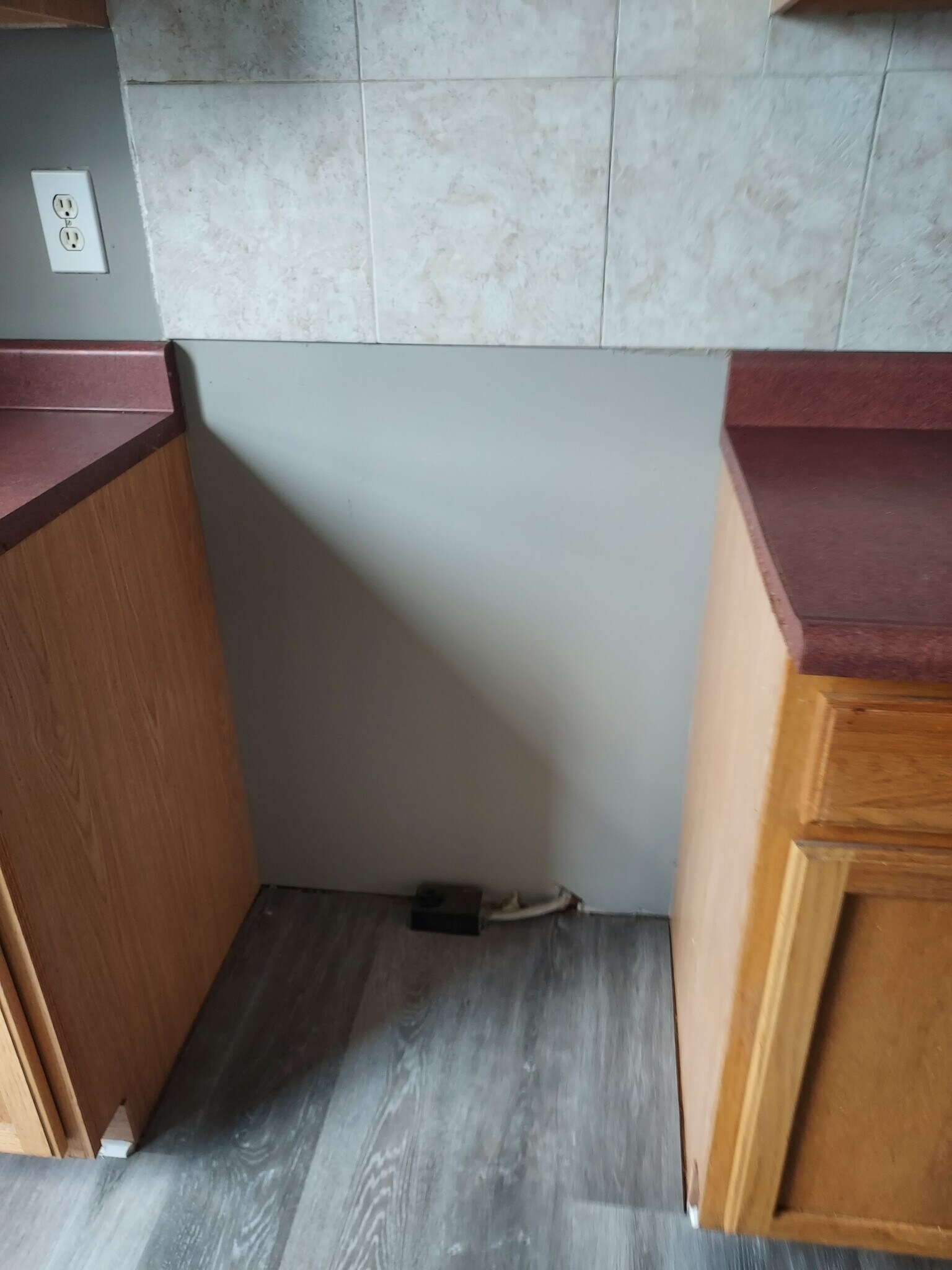 space for electric stove - 1216 Lipps Ln