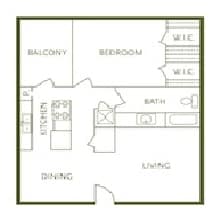 1BR/1BA - Crossroads