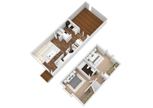 The George - 2 Bed 1.5 Bath Townhome - The George