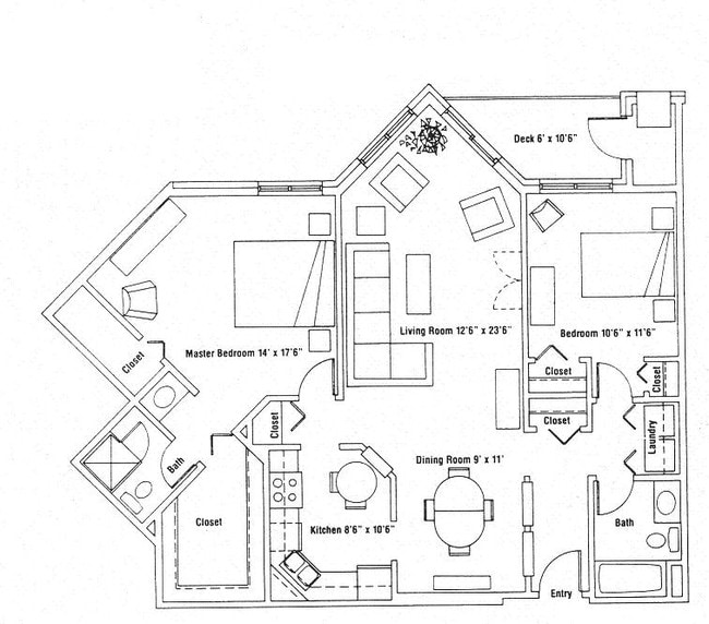 Floorplan - Crosby Pointe Apartments