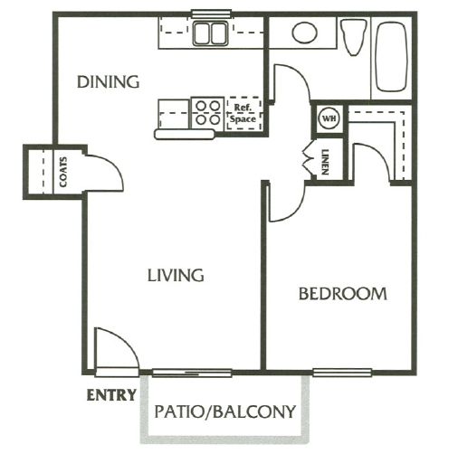 1BR/1BA - Aventerra Apartment Homes