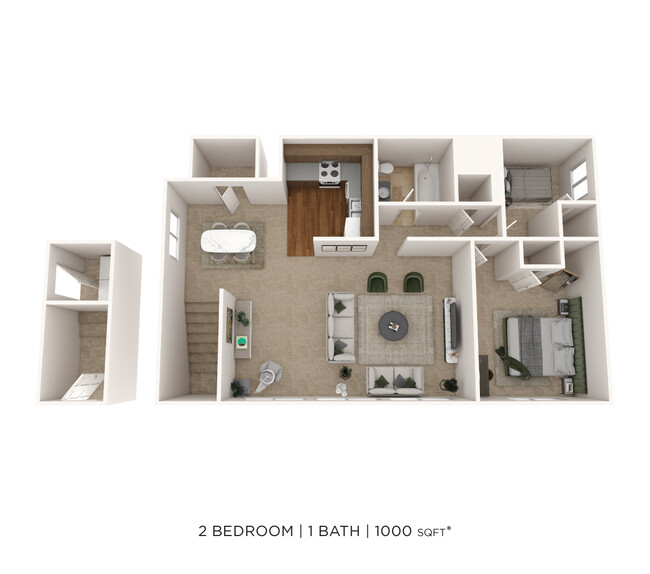 Floorplan - Green Lake Apartments and Townhomes