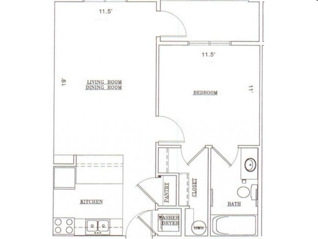 1BR/1BA - Valencia Court