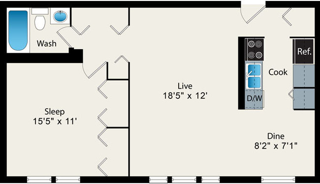 Floorplan - Reside at 2727