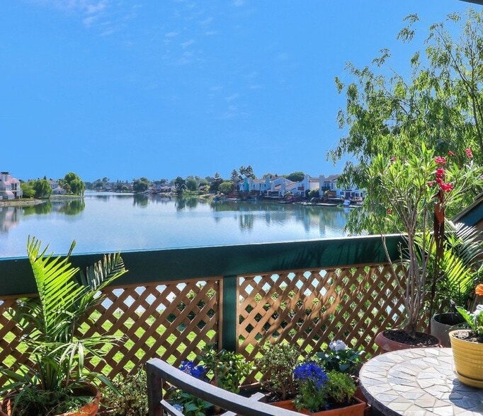 Balcony view from indoor couch - 86 Pelican Ln