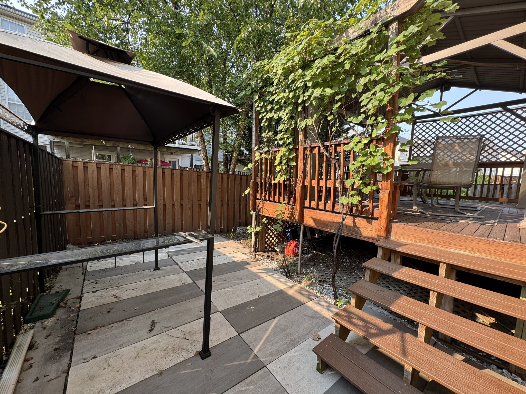back yard - 336 Baish Dr SE