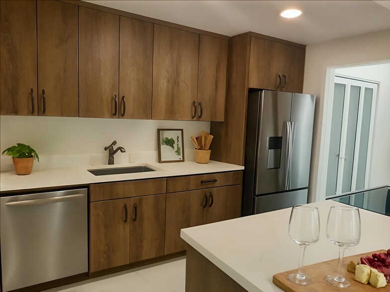 Kitchen Rendering of Virtual Staging for scale. - 9494 Redmond Woodinville Rd NE