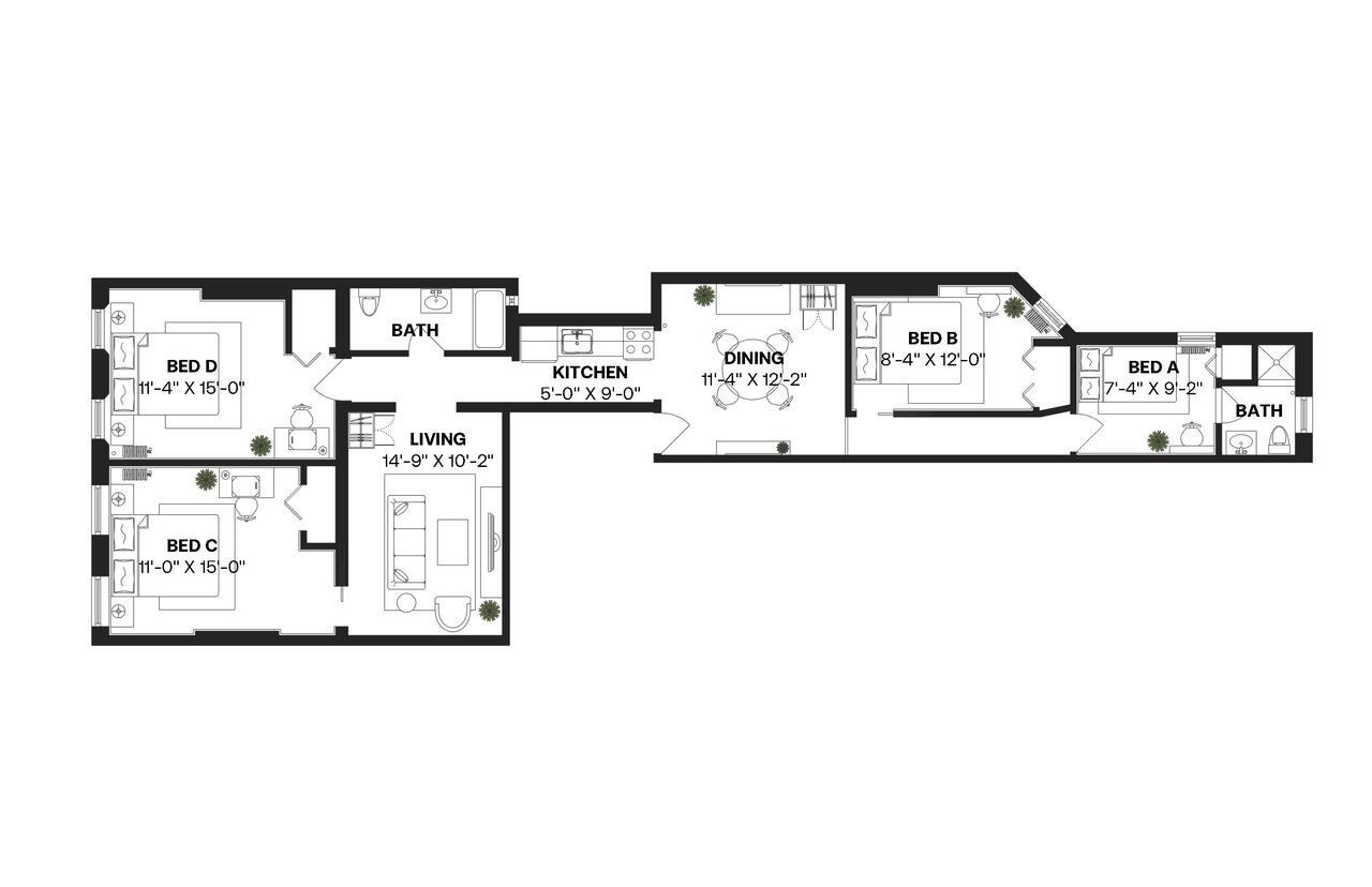 Building Photo - Room in Shared 4 bed/2 bath home in Hell's Kitchen