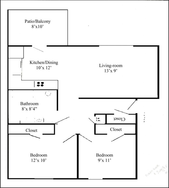 2BR/1BA - Meadowbrook Park Apartments