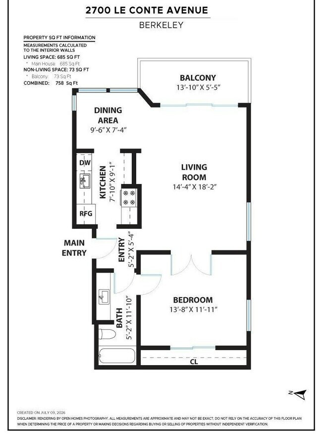 Building Photo - 2700 Le Conte Ave