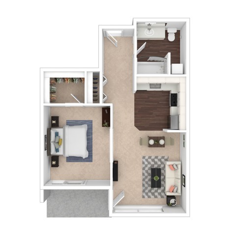 Floorplan - 5819 Glisan Apartments