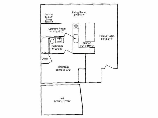 1BR/1BA - Whittier Place