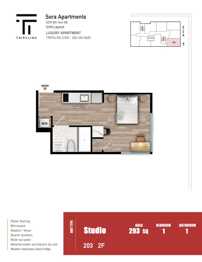Floorplan - Sora Apartments
