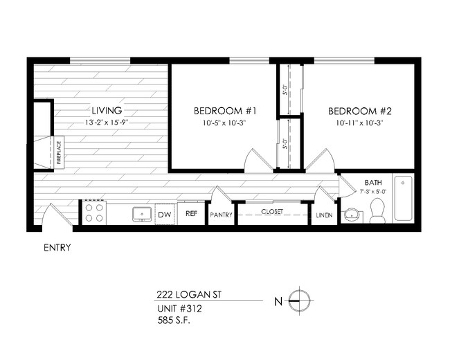Floorplan - 222 Logan
