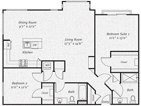 2BR/2BA - Wes on Western