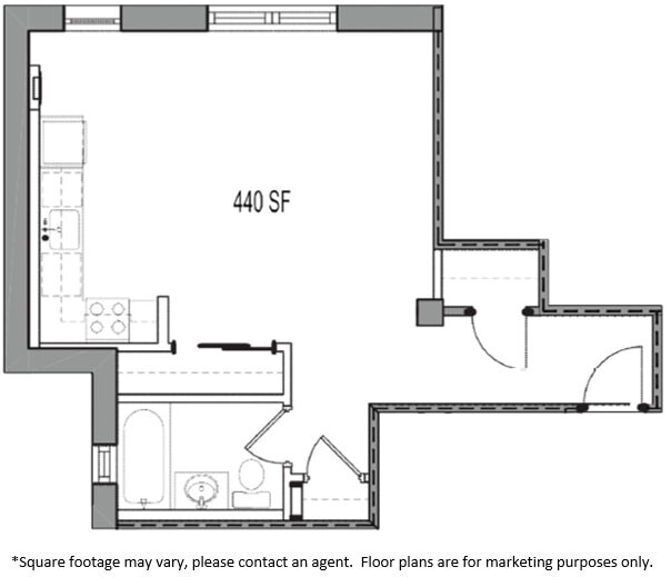 Floorplan - Kenyon Apartments
