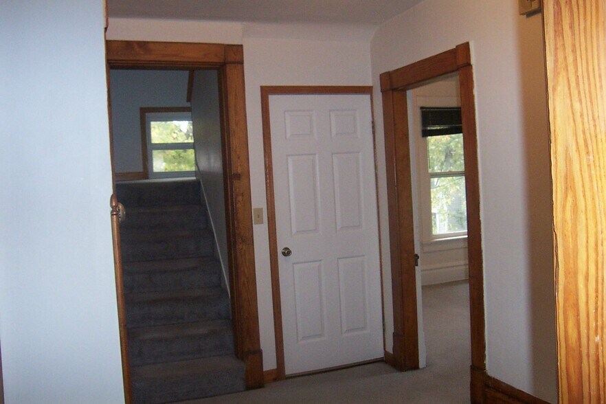 Stairs to Loft, entry door and Bedroom 1 from Entry Room - 1188 S 4th St