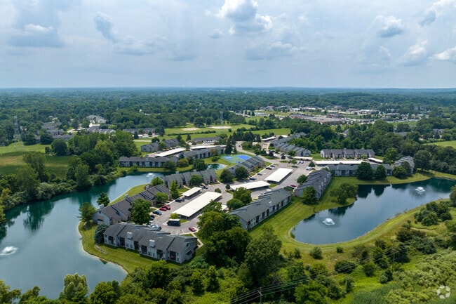 Aerial - Hidden Lakes Apartments