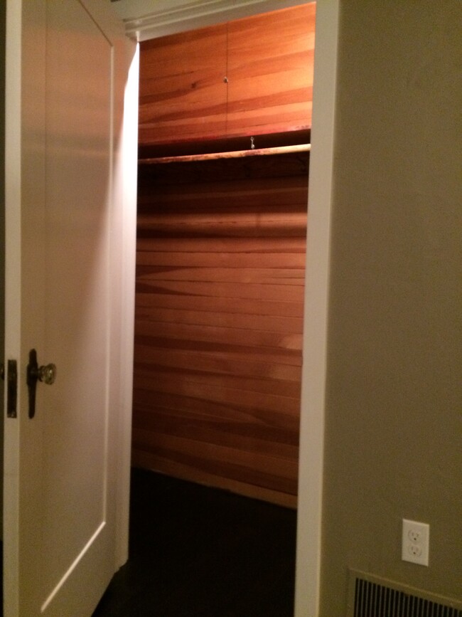 Cedar lined closets - 232 Nevada Ave