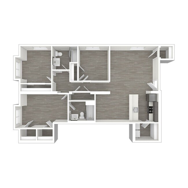 Floorplan - Manor Flats Off Sansom