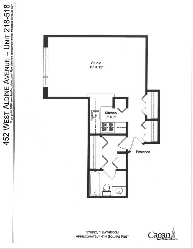 Floorplan - 452 W. Aldine
